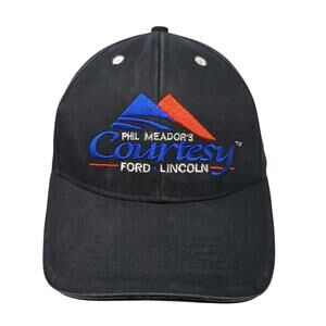 Phil Meador's Courtesy Ford Lincoln Baseball Cap Black OS Adjustable 360 Apparel